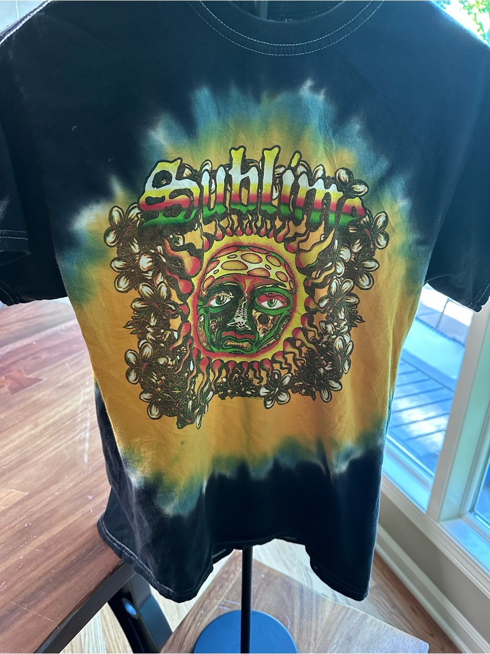 Sublime Tie Dye Band Tee Medium Reggae Ska Punk Graphic Shirt